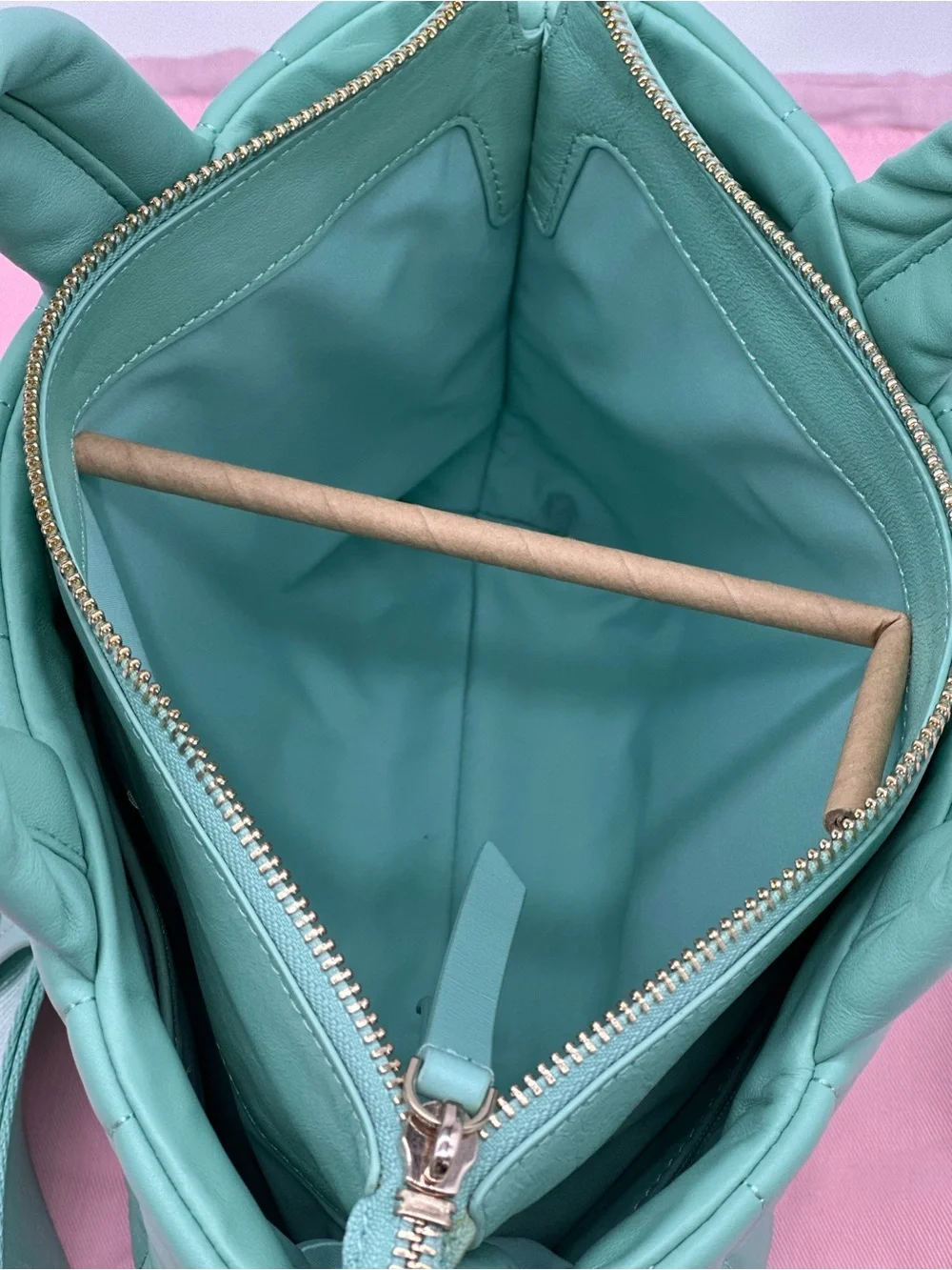kate spade Quilted Mint Green Top-Handle Crossbody Bag